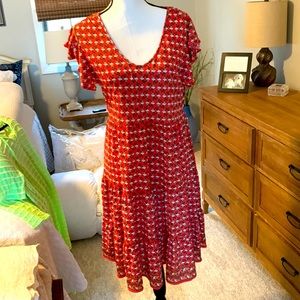 Max studio size large, cute stretchy summer dress
